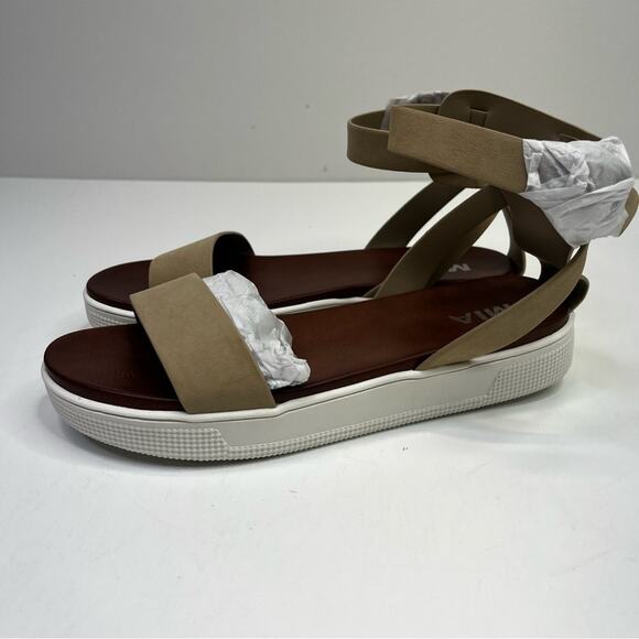 MIA Ellen Round Toe Platform sandals sand tan - 8.5 - Picture 3 of 13